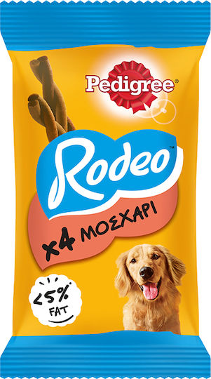 Pedigree Rodeo Dog Stick Treats with Calf 70gr 4pcs