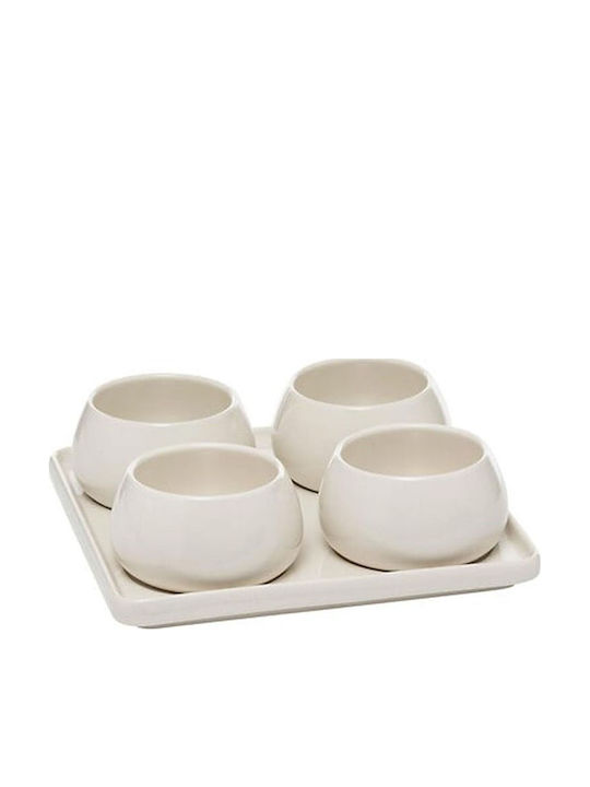 Atmosphera Nora Dessert Tower Stand 4 Slots wit...