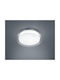 Helestra Ceiling Mount Light Bathroom 30cm Silver with Integrated LED