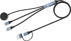 Sandberg Mehrere Anschlusskabel USB zu Typ-C Kabel 1,2m 441-69