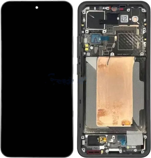 Screen Display & with Touch Mechanism and Frame for Xiaomi 15 (Black)