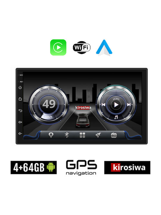Kirosiwa Car Audio System for Nissan Note 2004-2013 Bluetooth USB Wi-Fi GPS with 7 Inch Touch Screen