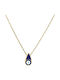 Awear Necklace Eye from Gold Plated Steel