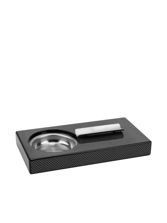 Raki Cigar Ashtray 20x10x2.5cm Carbon Fiber Look
