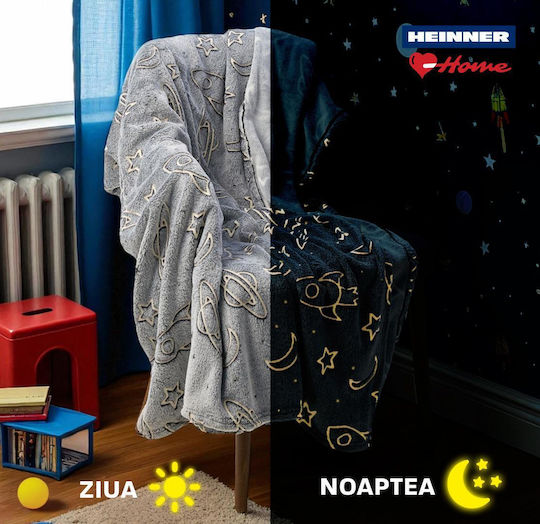 Heinner Decke Vlies Doppel 200x220cm Space Heinner Decke Vlies Doppel 200x220cm Space