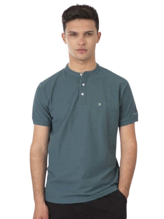 Rebase Polo Μπλούζα Κοντομάνικη Deep Teal