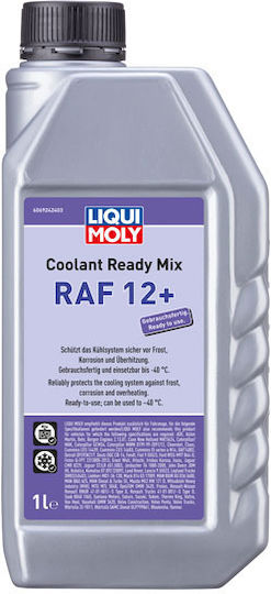 Liqui Moly Raf 12 Антифриз Течност За Радиатор На Мотоциклет -20°C Син Цвят 1л