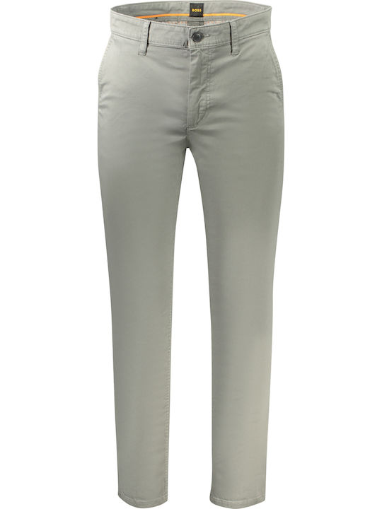 Boss Pantaloni Elastic Green