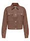 Women's Lifestyle Jacket for Winter Cognac Brown
