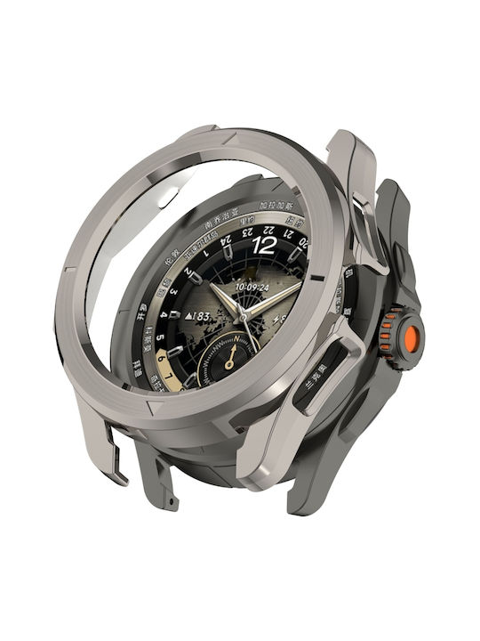 Protecție Husă Acoperire Metalizare Xiaomi Watch S4 Sport Titan-Oțel