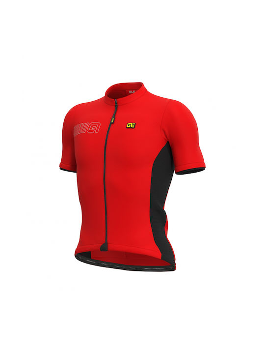 Ale Men's Short Sleeve Cycling Jersey Red