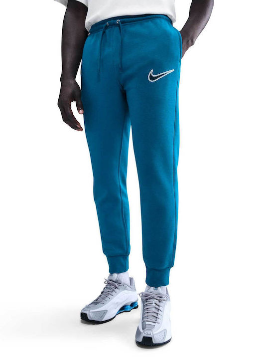 Nike Sportswear Παντελόνι Φόρμας με Λάστιχο Μπλε