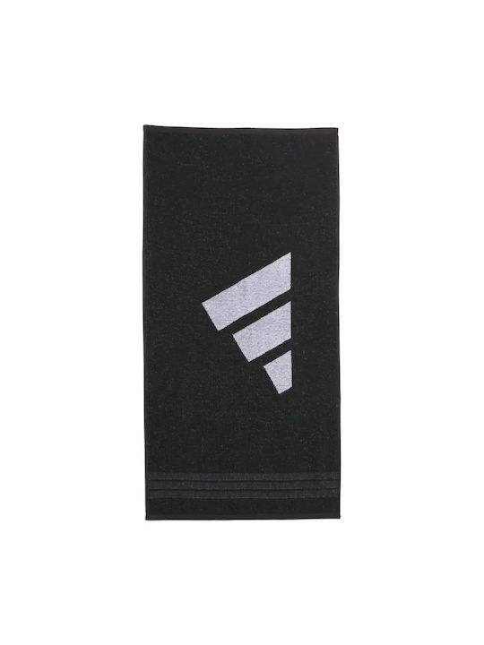 adidas Gymnastikhandtuch Baumwolle Schwarz 100x50cm