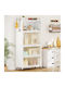 Floor Cabinet White 162x81x40cm