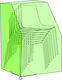 Galileo Waterproof Armchair Cover Green 90x80x110cm