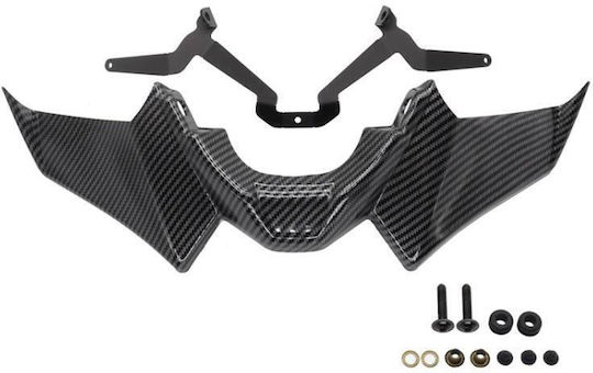 Front Motorcycle Spoilers for Keeway Speed for Triumph Speed for Yamaha MT-07 Gray 1pcs
