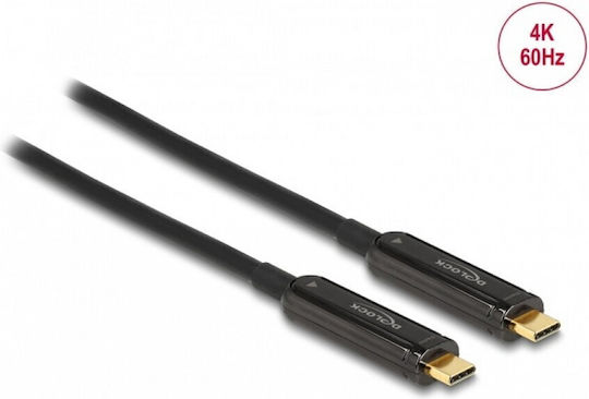 Delock Active Optical Video Cable Usb Type C 4k60hz T-t 15m Delock 84104