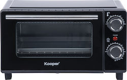 Kooper Ηλεκτρικό Φουρνάκι 15lt Χωρίς Εστίες Μαύρο