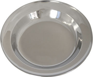 Raki Plate Soup Inox Gray 20cm