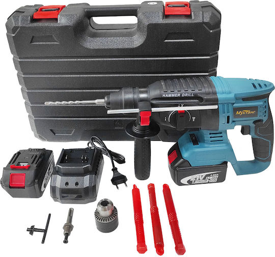 Mustang Percuție Ciocan rotopercutor Baterie Fără perii 21V cu Suport SDS Plus