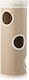 Costway Four-Story Cat Shelter Multiple Cats Removable Soft Brown Bed Pv10300cf