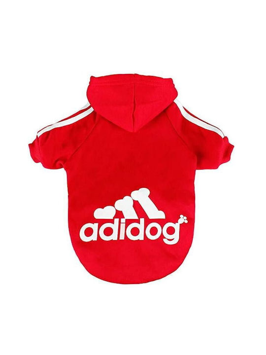 Hanorace De Iarnă Pentru Câini “adidog” 7.5kg-10kg 2XL Roșu OEM