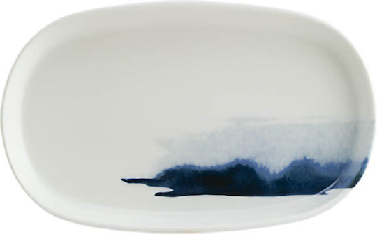 Bonna Blue Serving Bowl Oval made of Porcelain Blue