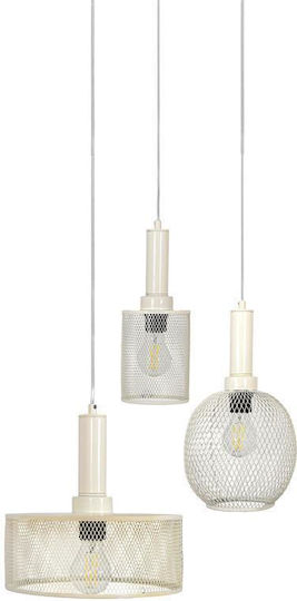 Fylliana Fylliana Ceiling Light White Grid with E27 Socket