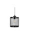 Fylliana Pendant Light Black Grid 18x20cm