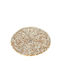Espiel Espiel Plastic Gold Coaster 10x10cm 4 Pieces