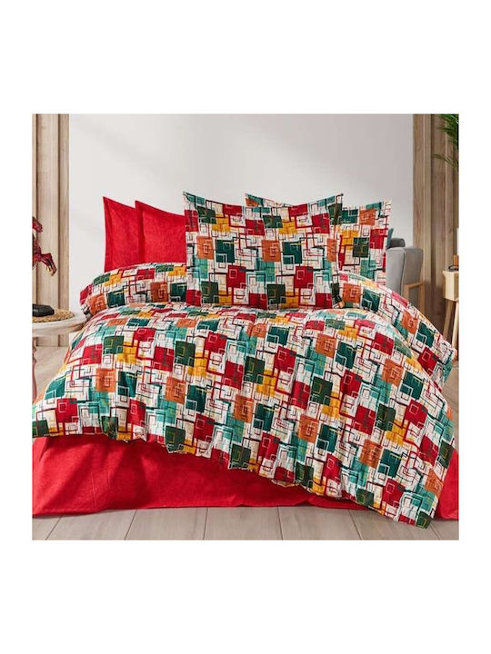MayHome Duvet Cover Set King Size with 2 Pillowcases 260x240 Geometric