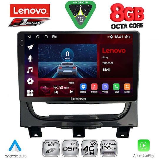 Lenovo Car Audio System for Fiat Strada 2012-2020 (Bluetooth/USB/WiFi/GPS/Apple-Carplay/Android-Auto) with Touch Screen 9"