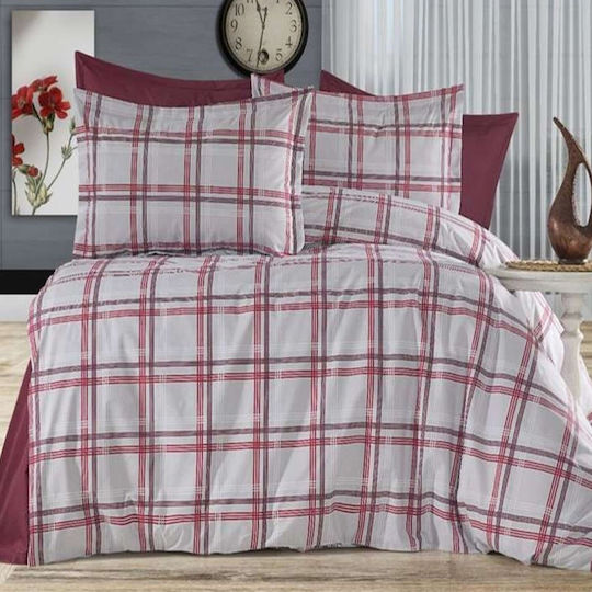 MayHome Duvet Cover Set Single with Pillowcase 160x240 Geometric