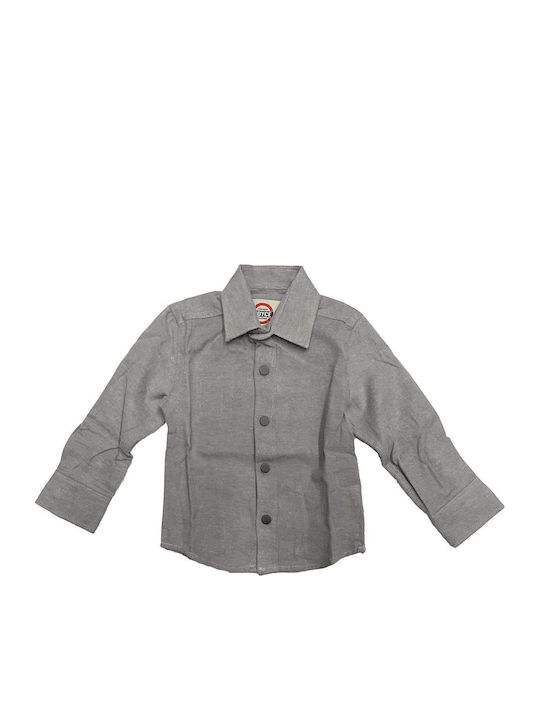 Joyce Kids Shirt Long Sleeve Gray