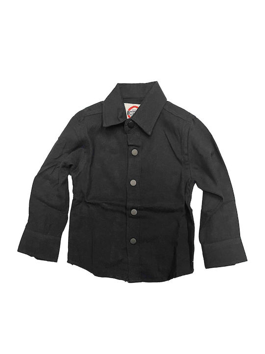 Joyce Kids Shirt Long Sleeve Black