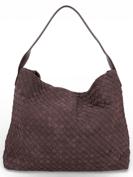 Passaggio Leather Damentasche Schultertasche Braun