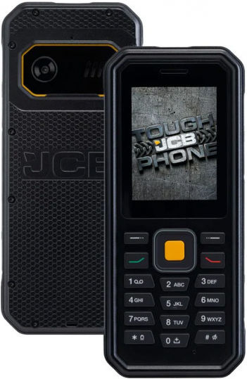 JCB Tradesman 4 Dual-SIM Widerstandsfähig Handy mit Tasten Schwarz