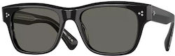 Oliver Peoples Γυαλιά Ηλίου Μαύρα με Κοκκάλινο Σκελετό Oliver Peoples Γυαλιά Ηλίου Μαύρα με Κοκκάλινο Σκελετό
