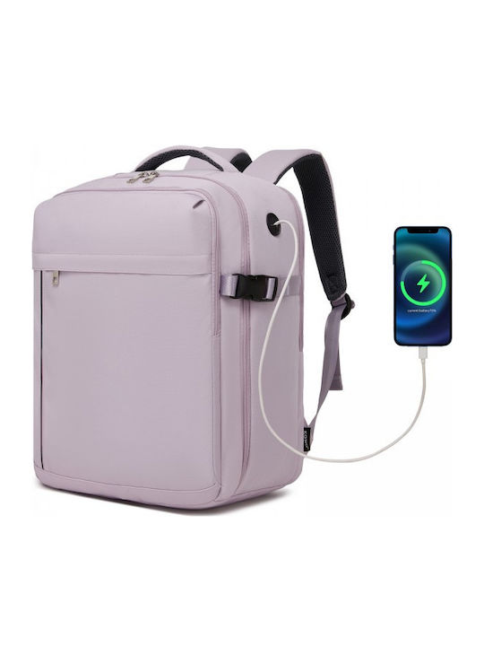 Miss Lulu Tasche Rucksack für Laptop 15.6" in Lila Farbe BPK2524-PE