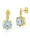 Bijou Box Earrings made of Steel Gold Plated with Stones