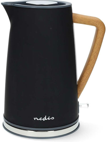 Nedis Soft-Touch Fierbător 1.7lt 2200W Negru