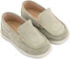 Babywalker Babywalker Leather Moccasins Green for Baptism
