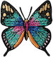 Turquoise Sewing Textile Sign 4.8x4.5cm