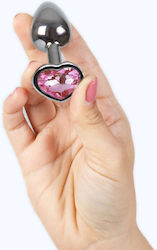 APH Heart Πρωκτική Σφήνα Small Φούξια