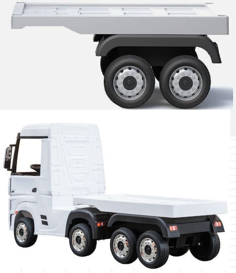 Lastwagen Einsitzer mit Fernbedienung Inspiriert von Weiß