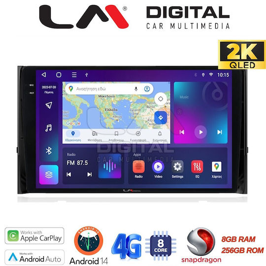 LM Digital Ηχοσύστημα Αυτοκινήτου για Skoda Karoq 2016 (Bluetooth/USB/WiFi/GPS/Apple-Carplay/Android-Auto)