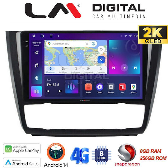 LM Digital Автомобилна Аудио Система за BMW Серия 1 / E81 / E82 / E87 2004 (Bluetooth/USB/Wi-Fi/GPS/Apple CarPlay/Android Auto)