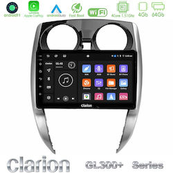 Clarion Ηχοσύστημα για Nissan Note 2013-2018 με Bluetooth, USB, GPS