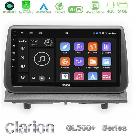 Clarion Ηχοσύστημα Αυτοκινήτου Dodge Nitro 2007-2011 (Bluetooth/USB/AUX/WiFi/GPS/Apple-Carplay/Android-Auto) με Οθόνη Αφής 9"