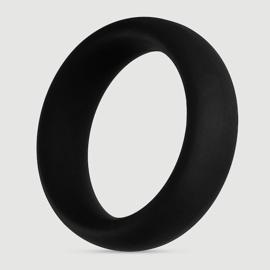 Wide Silicone Cock Ring Forto F-64 45 Mm Wide Silicone Medium Black Cock Ring